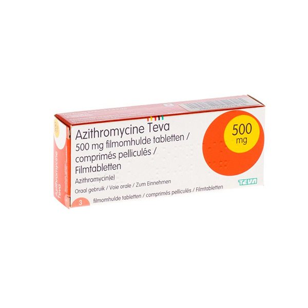 Azitromycine 500mg - 3 tabletten