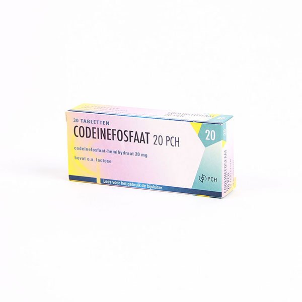 Codeïnefosfaat 20mg - 30 Tabletten