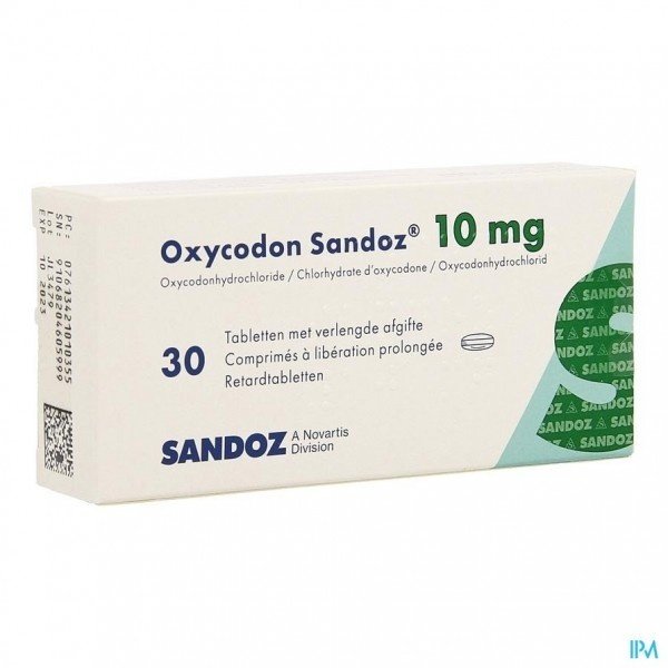 OXYCODON HCL 10MG 30 TABLETTEN